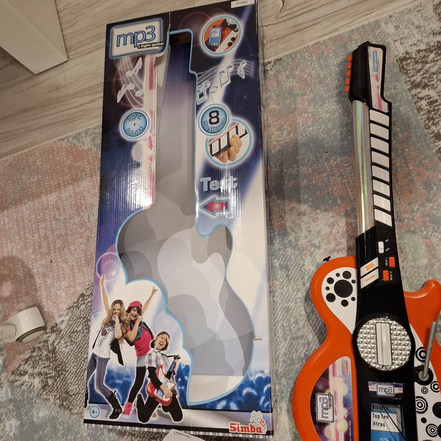 Gitara elektryczna zabawkowa