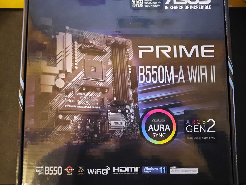 Płyta główna ASUS PRIME B550M-A WIFI II Socket AM4