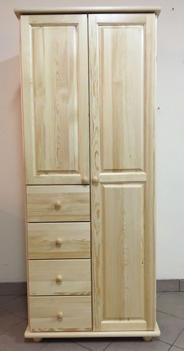 Szafa ANRA10, 190x90x60cm, drewno sosnowe, kolory