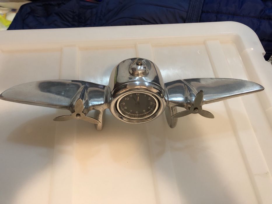 Decoração avião metal