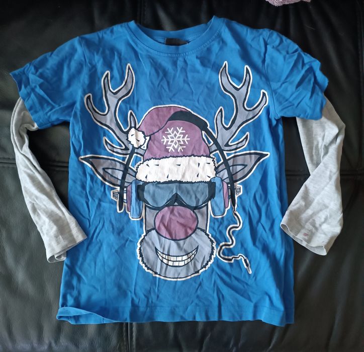 Cena za 4szt! Bluzki Bluzka r.116-122