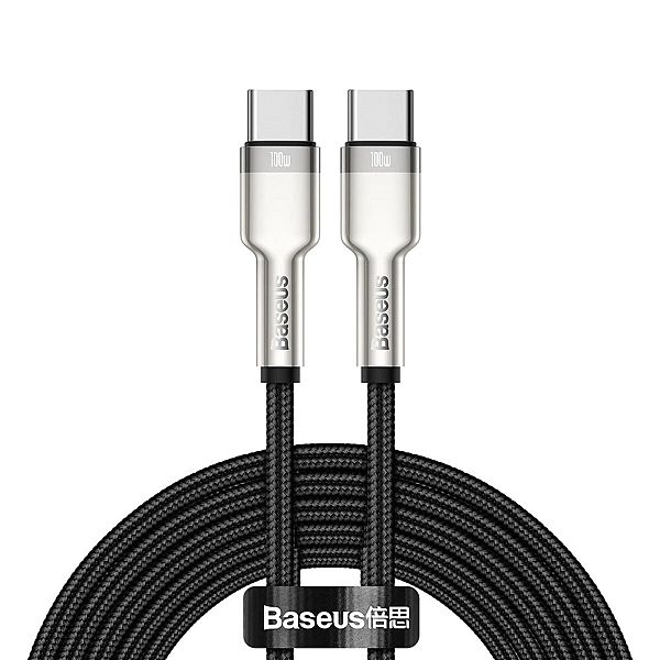 Kabel Baseus Cafule Series Metal Data USB-C / USB-C PD QC SCP 100W 5A