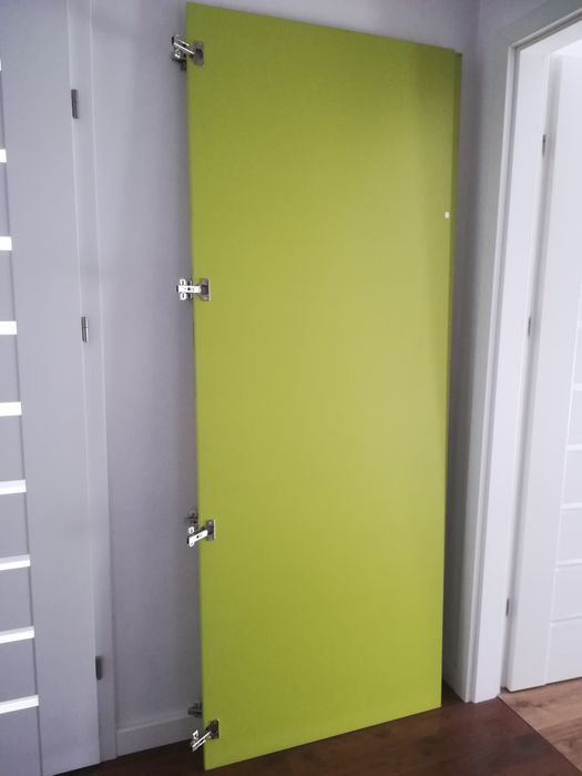 Fronty szafy z płyty laminowanej limonka