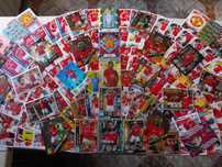 PANINI, TOPPS, karty MANCHESTER UNITED. MEGA zestaw 133 kart !!!