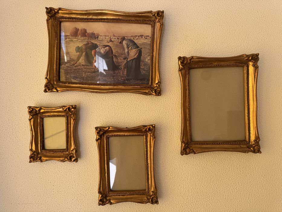 Conjunto de 4 molduras vintage italianas