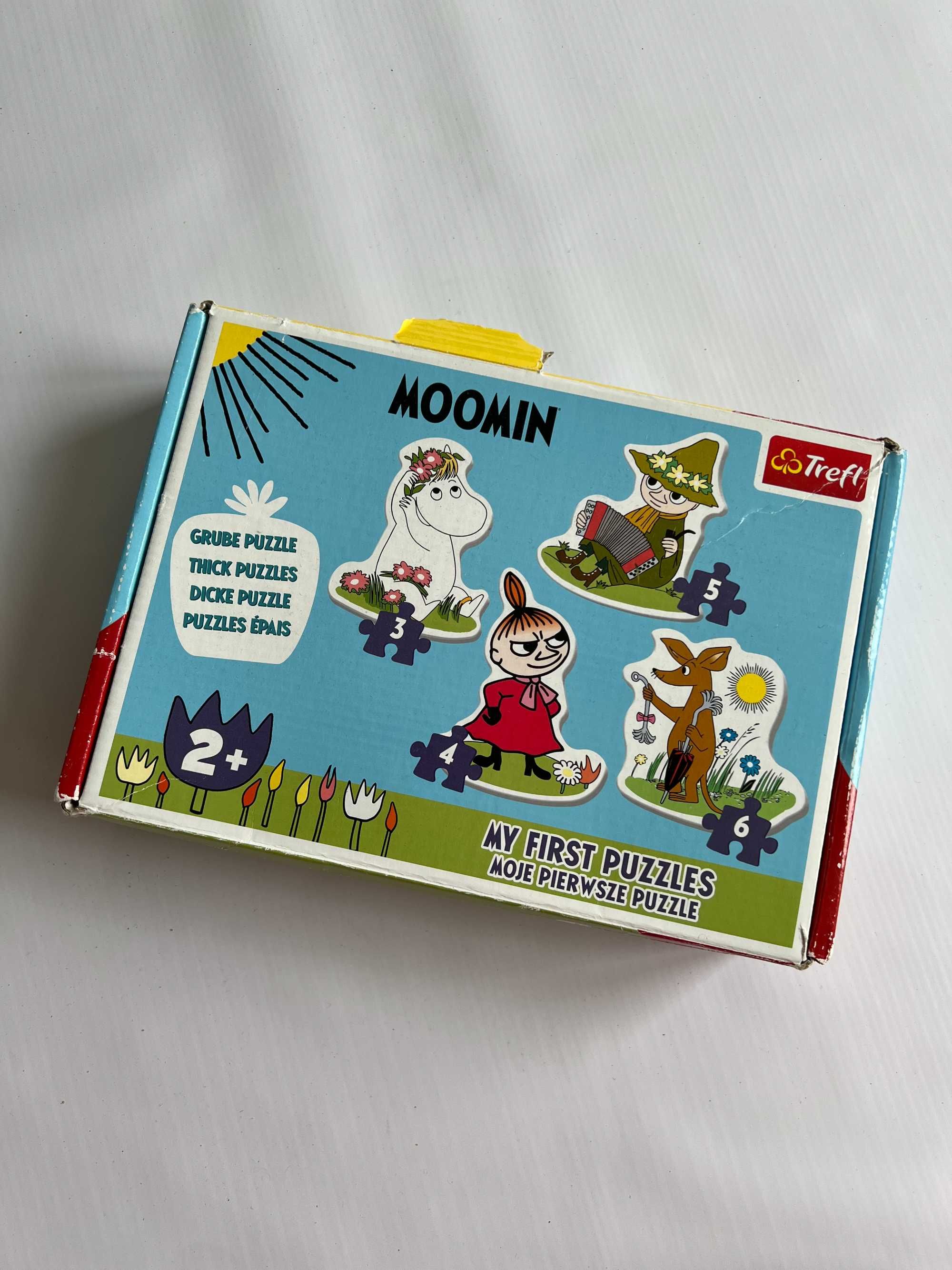 Muminki moje pierwsze puzzle Trefl grube dla malucha 2+