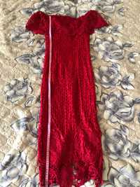 Нове червоне плаття Boohoo розмір S-M, європейський 34-36