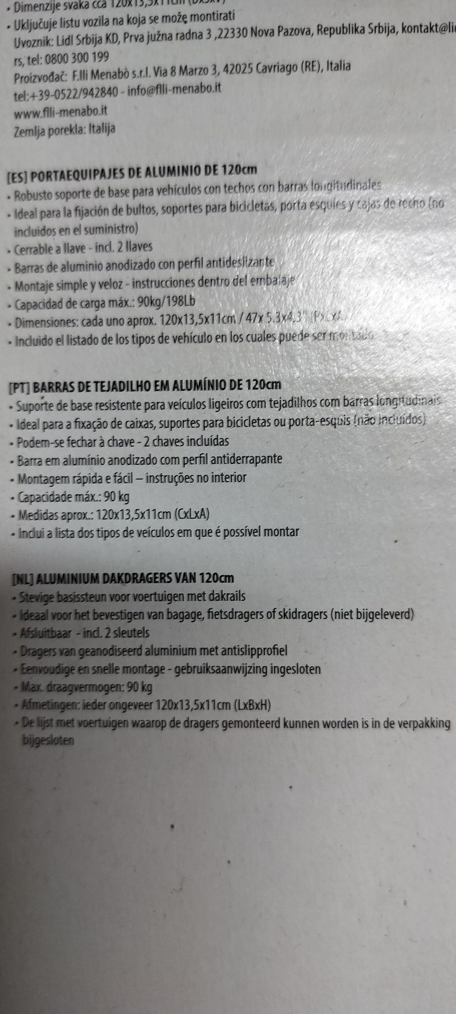 Barras de tejadilho