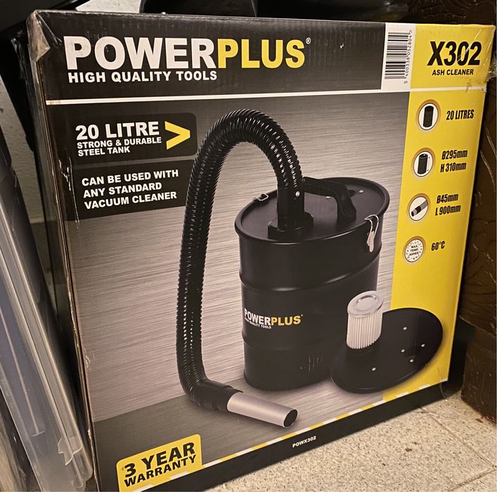 Aspirador de cinzas novo