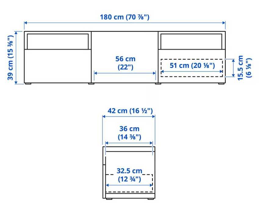 Szafka RTV IKEA Besta