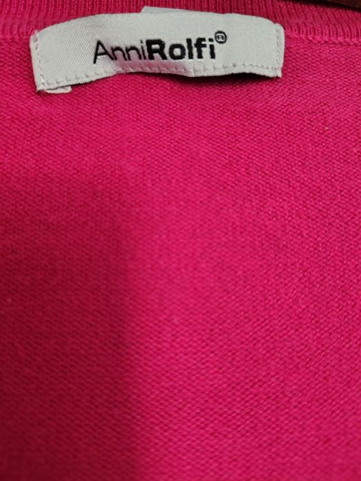 Sweterek fuksja na guziki zmechacenia