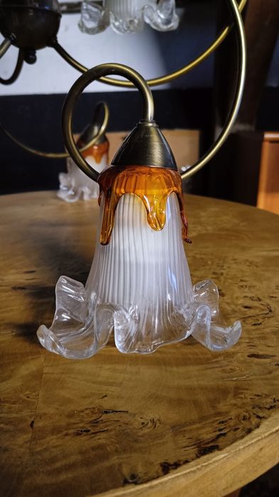 Lampa, żyrandol szklany