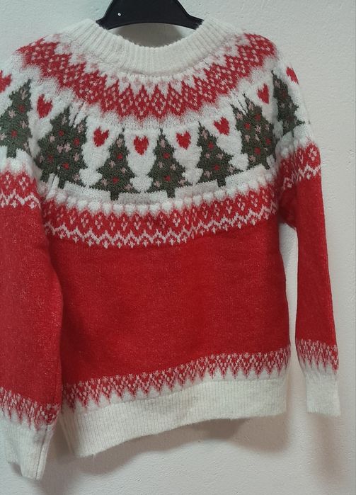 Sweterek świąteczny dziewczęcy marki George