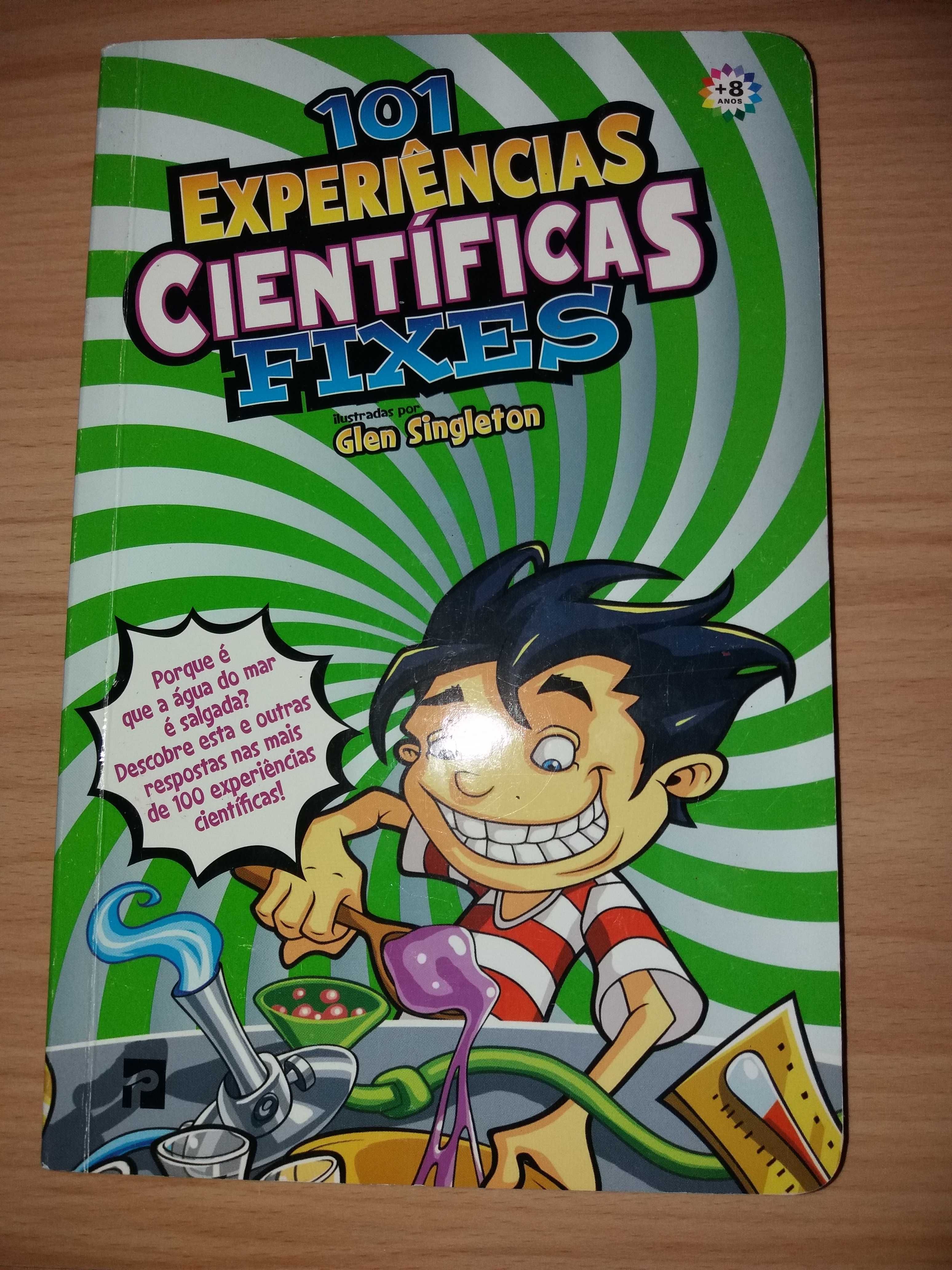 Livro "101 experiências científicas fixes"