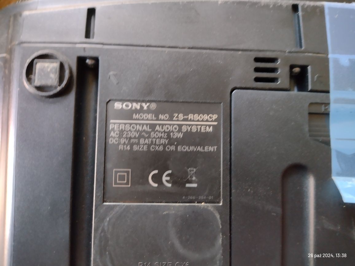 Radio CD Sony nagrywanie na pendrive