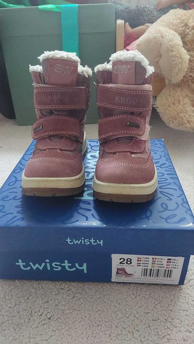 Botki kozaki CCC Twisty r. 28 dziewczynka wkł. 18.6 cm TANIO