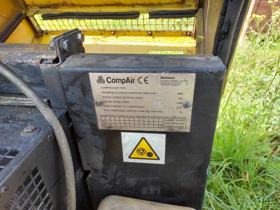 zestaw spalinowa H20 compAir diesel 3 cylindrowa koła Sprężarka