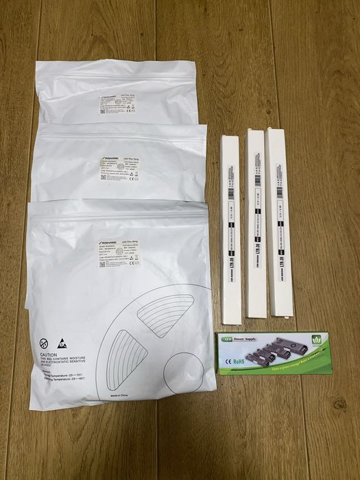 Світлодіодна стрічка RISHANG 2835-60-IP67-NW-10-12 RN3060TA-B 4000К