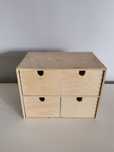Drewniana sosnowa minikomoda Moppe Ikea