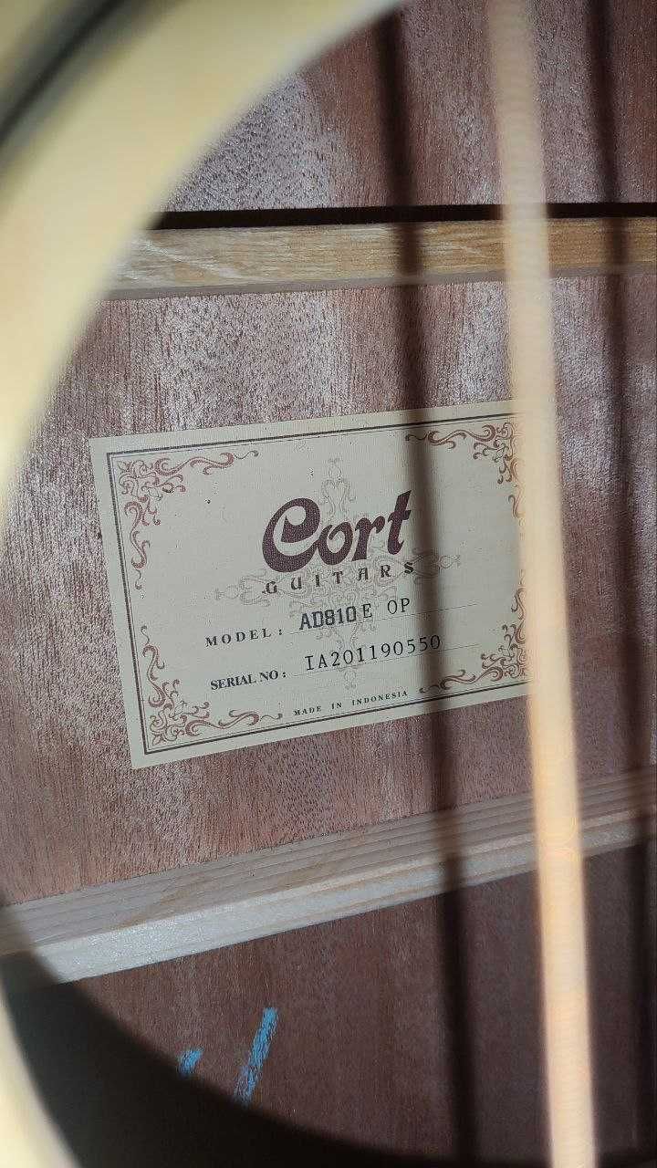 Електроакустична гітара Cort AD810 OP з чохлом в комплекті