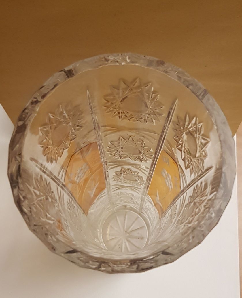 Wazon kryształowy kryształ Julia kolor PRL 33cm