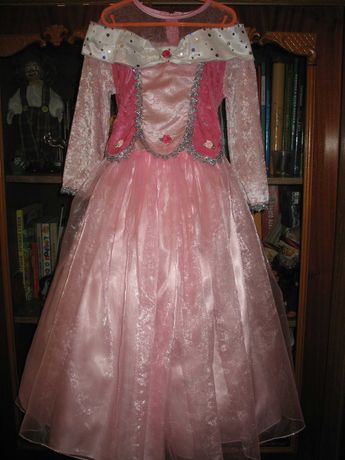 Платье Новогоднее праздничное розовое для девочки 5-7 лет рост 116 см