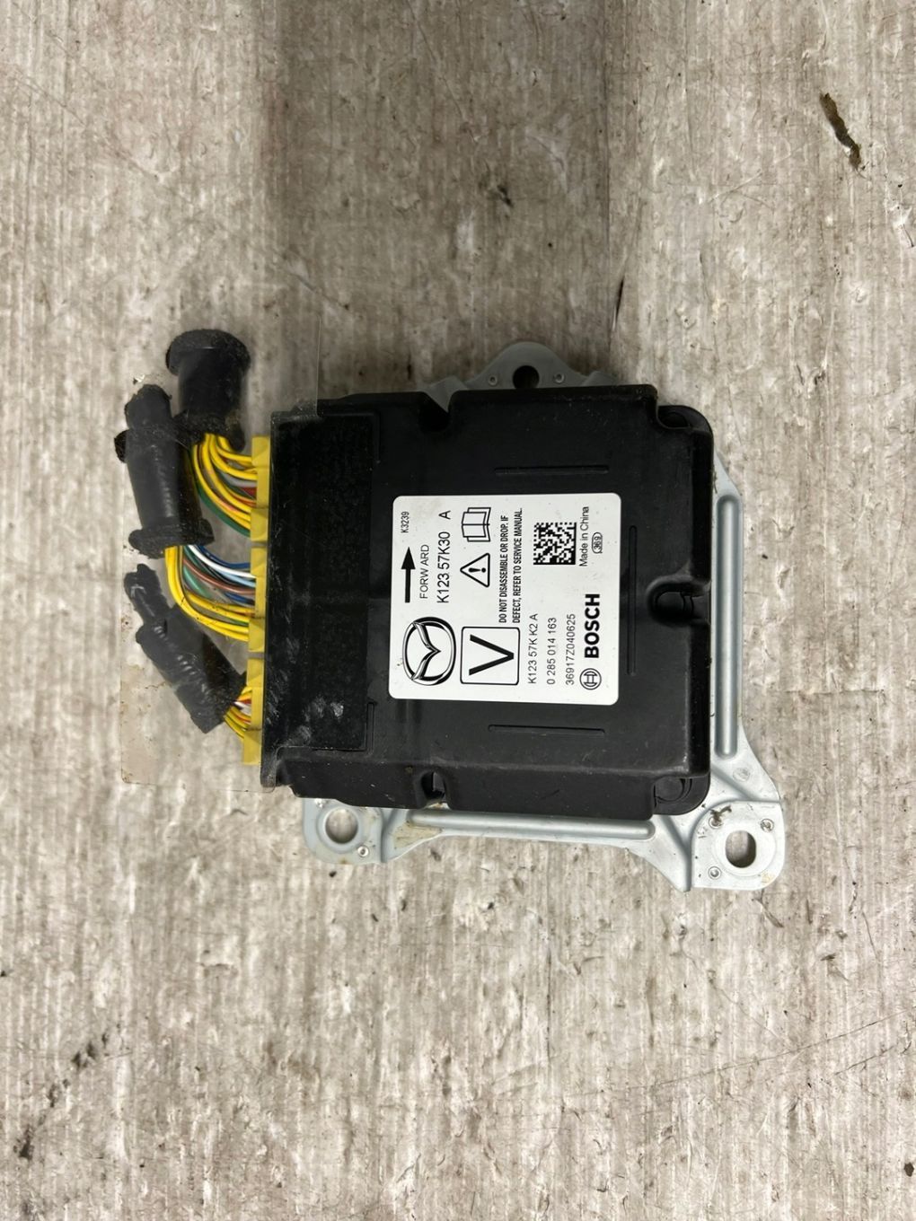 MODUŁ SENSOR PODUSZEK AIR BAG MAZDA CX-5 II K12357K30