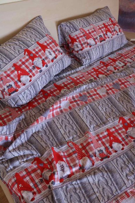 Святкова постільна білизна. Новорічна постіль новогодняя постель бязь