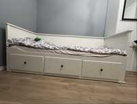 Łóżko Hemnes Ikea z dwoma materacami