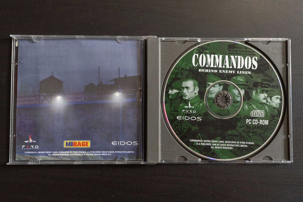 Commandos Behind Enemy Lines PC BIG BOX Premierowe Polskie Wydanie PL