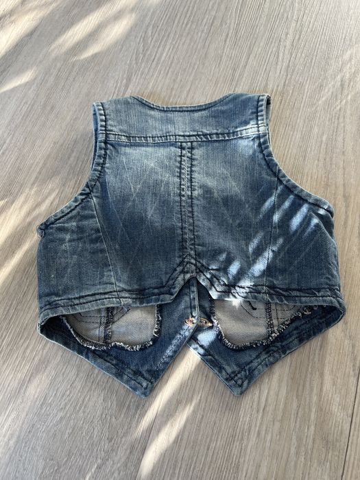 Kamizelka jeansowa rozmiar 116