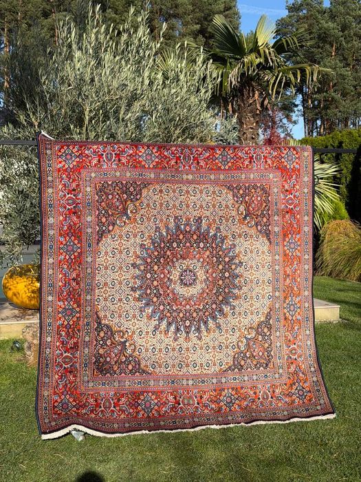 Dywan Perski R. Tkany kaszmirowy + jedwab Iran Moud 220x200 gal.17 tyś