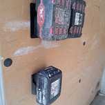 Suporte parede bateria parkside impressao 3d
