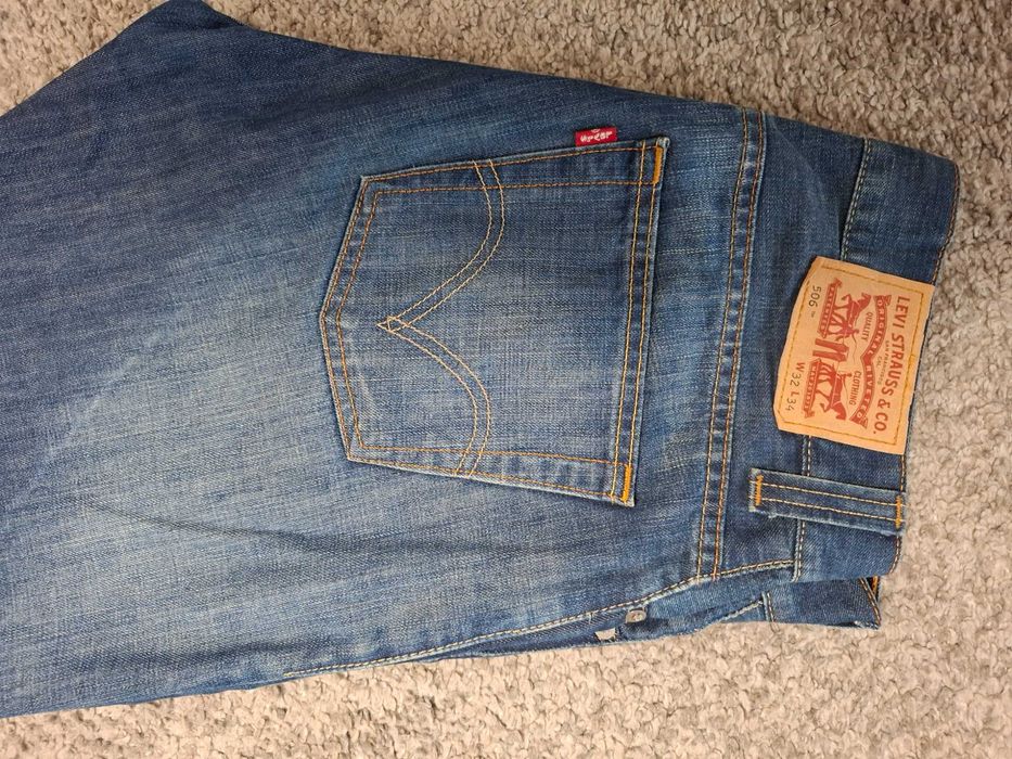 Oryginalne jeansy Levis 506 w rozmiarze W32 L34