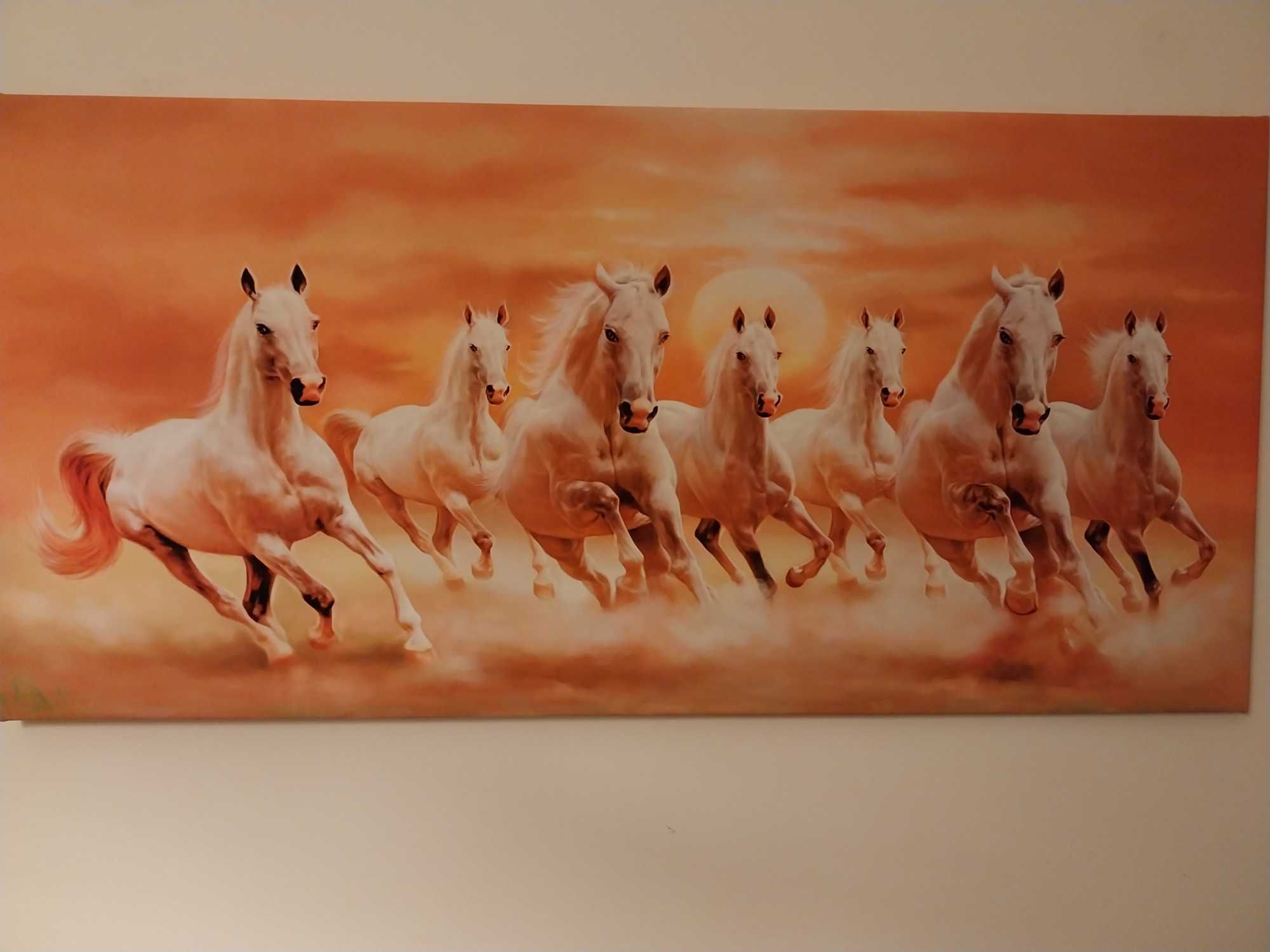 Quadro/tela com cavalos