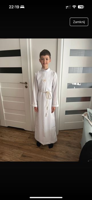 Alba komunijna dla chłopca