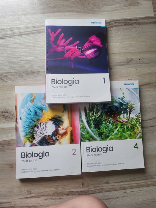 Książki Biologia zbiory zadań Biomedica