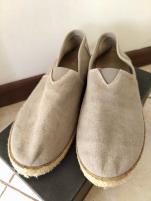 Lniane espadryle rozm.42