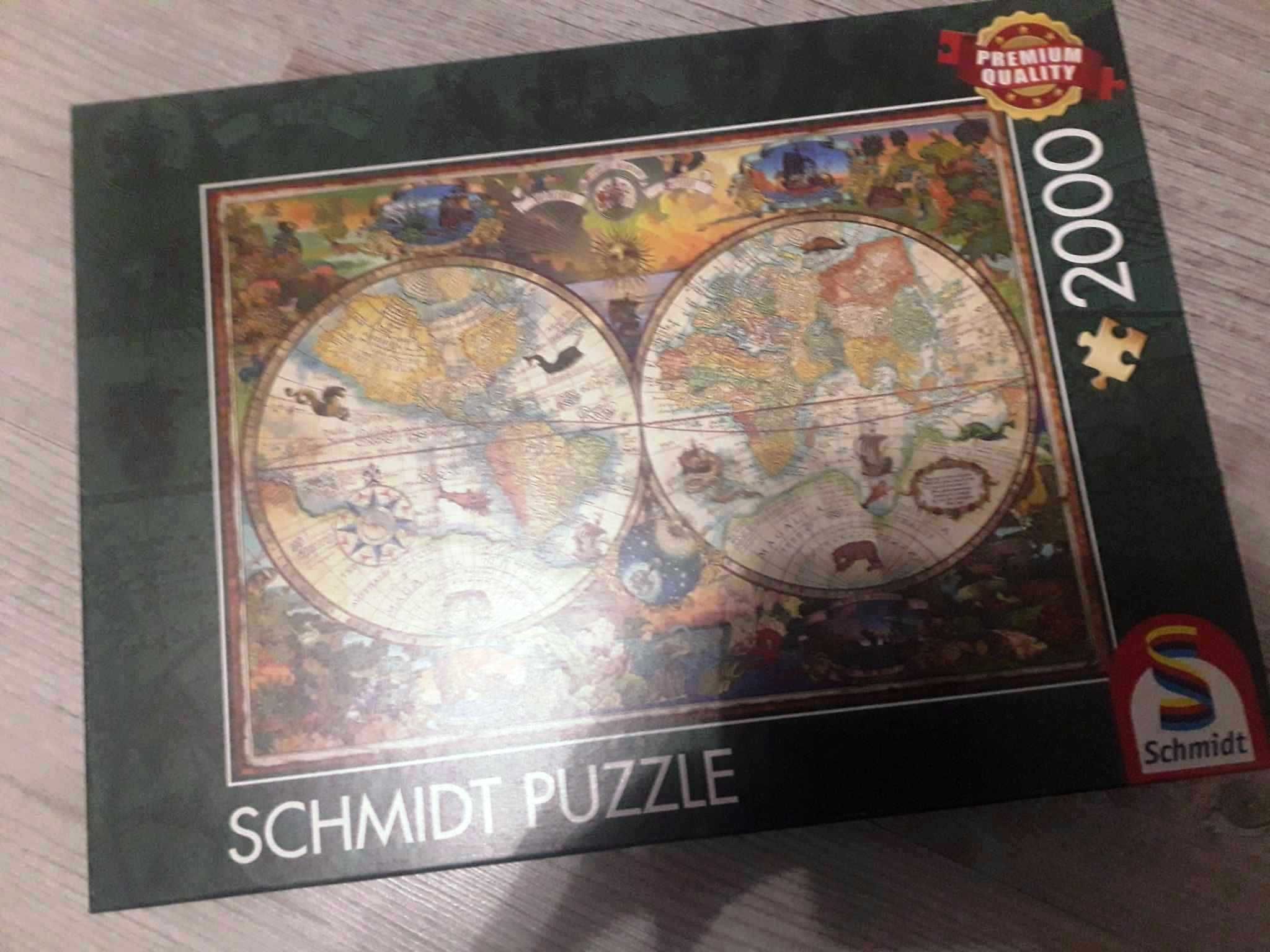 Puzzle 2000 schmidt mapa