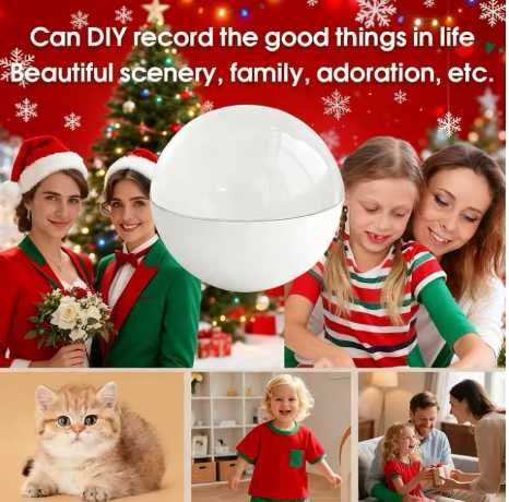 3D Crystal Ball Video Player Audio Video Display