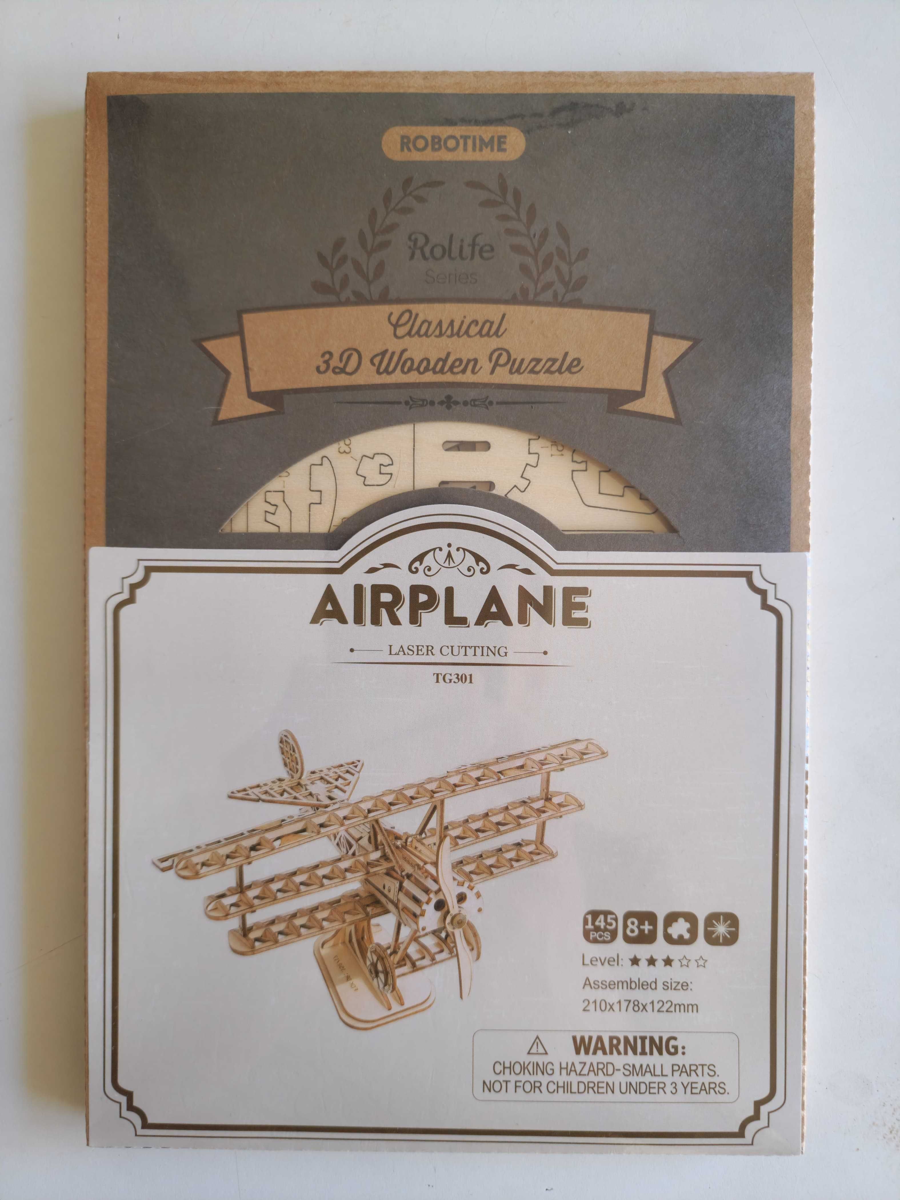 Avião Puzzle  3D