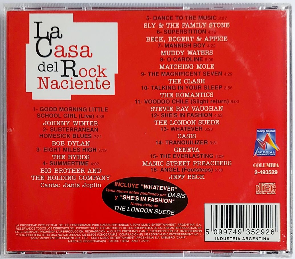 La Casa Del Rock Nanciete 1999r Bob Dylan Oasis The Clash Jeff Beck