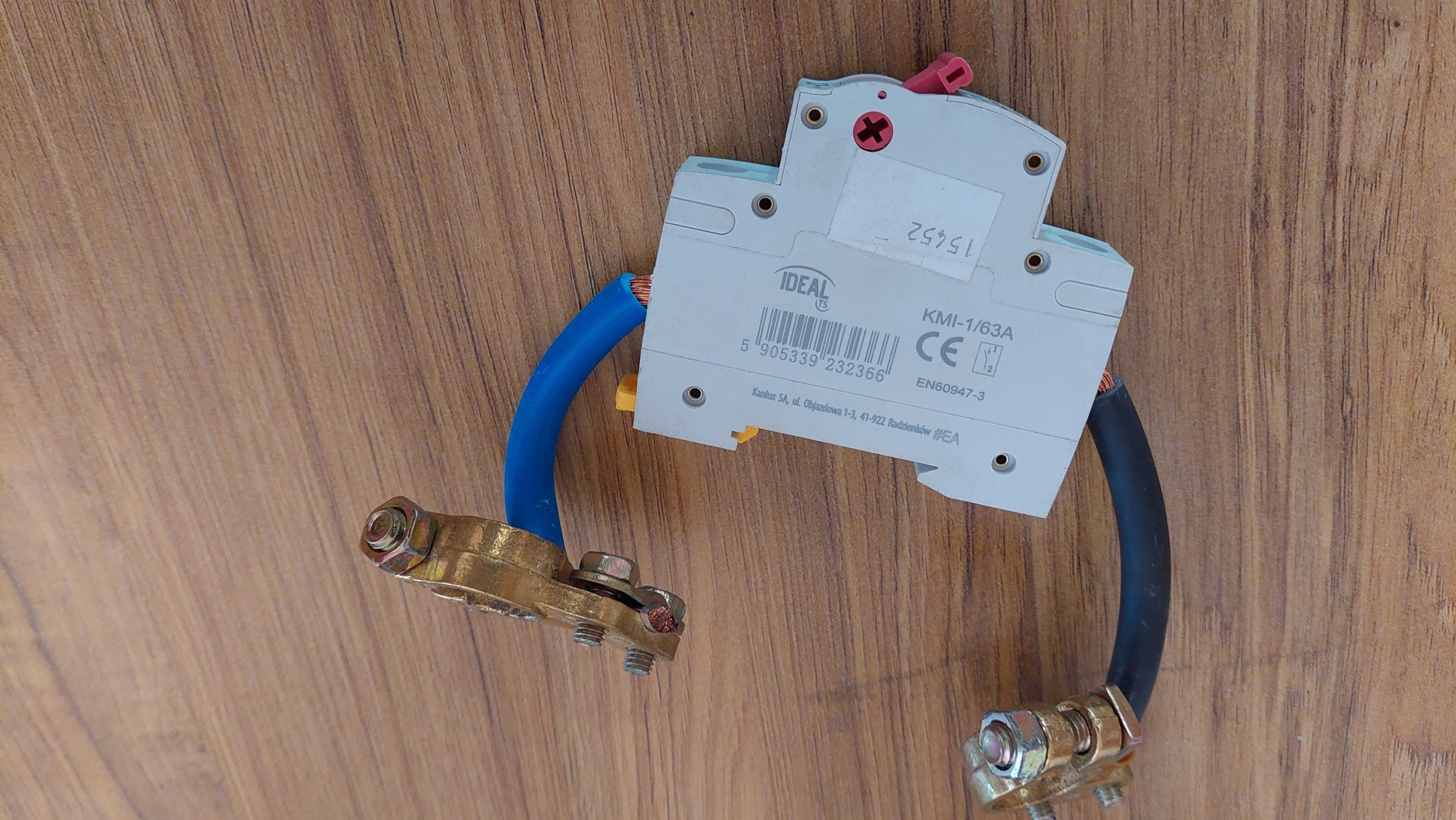 Rozłącznik modułowy izolacyjny 63A 1P KMI-1/63A IDEAL + klemy