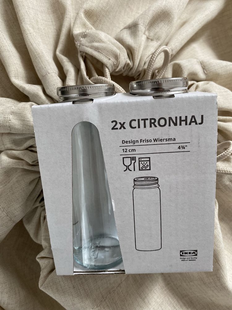 Ikea CITRONHAJ Solniczka/pieprzniczka 12 cm