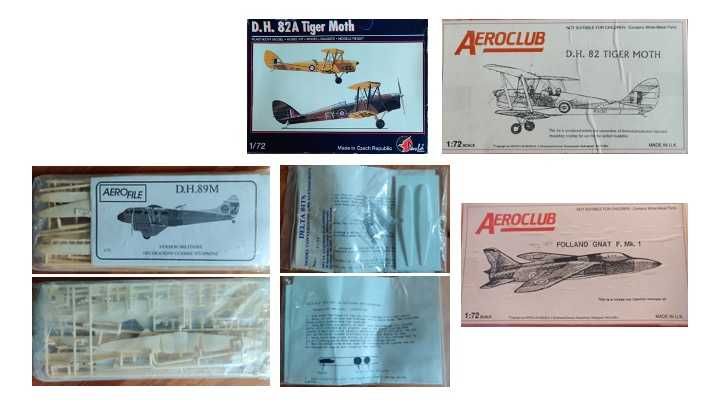 Kits 1/72 Aviões  Ingleses