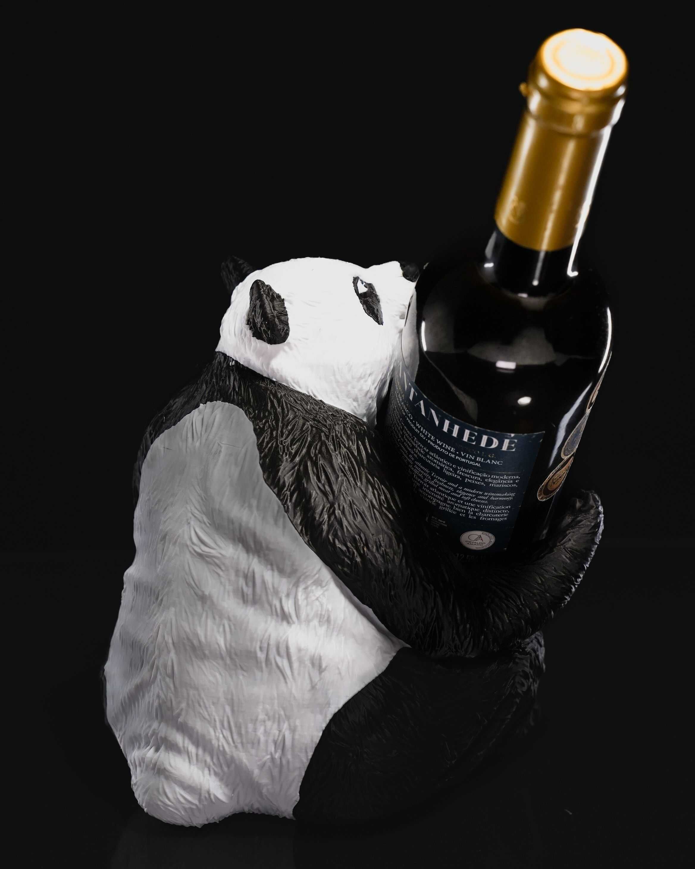 Panda - Stojak na Wino - Uroczy Akcent do Twojego Wnętrza