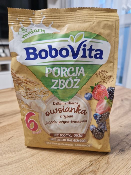 BoboVita Porcja Zbóż – owsianka z ryżem – 4 zł