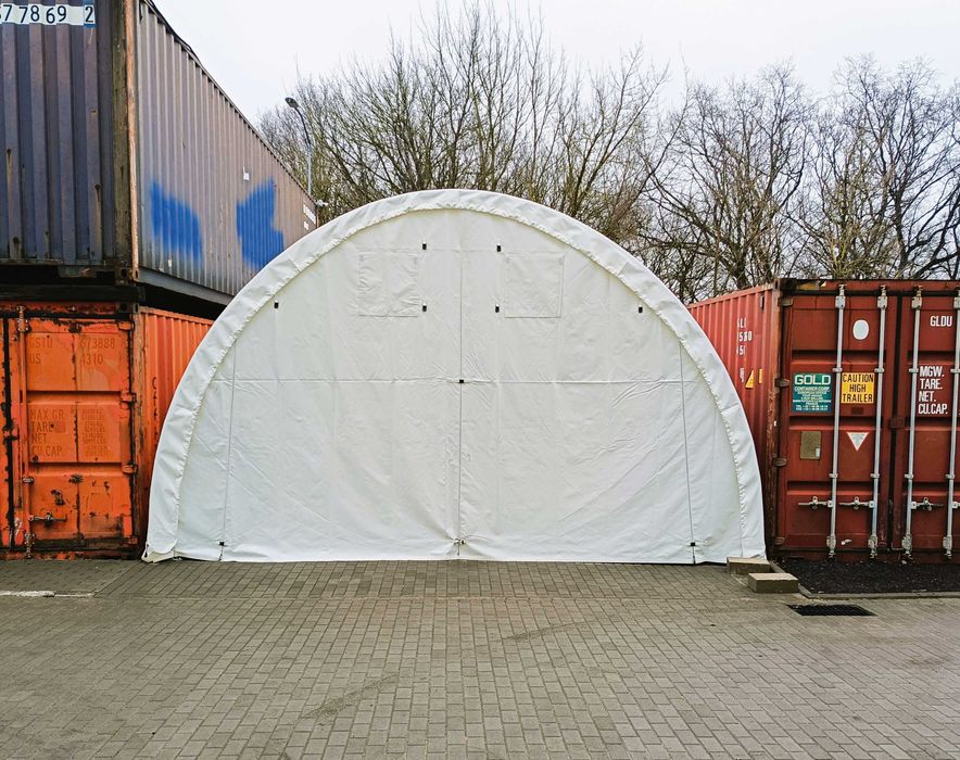 Hala Namiotowa Łukowa 6,1x9,15m. Całoroczna! namiot magazynowy, garaż