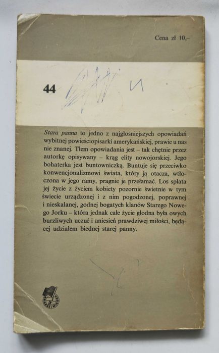 Stara Panna Edith Wharton Seria Koliber tom 44