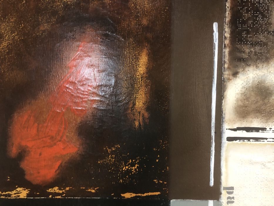 Tecnica mista sobre tela assinado